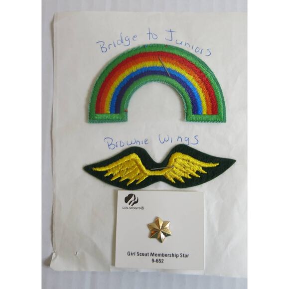 VINTAGE GIRL SCOUTS Merit Badges and Pin 9 Items 1980-90's New Never Sewn Patch - Picture 2 of 12